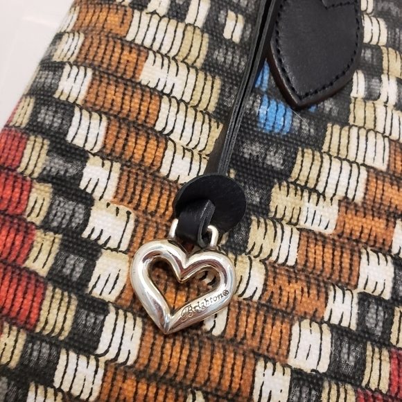 EC Brighton Africa Stories "Safara" Coated Canvas Painted Handbag Tote, … - Picture 3 of 12